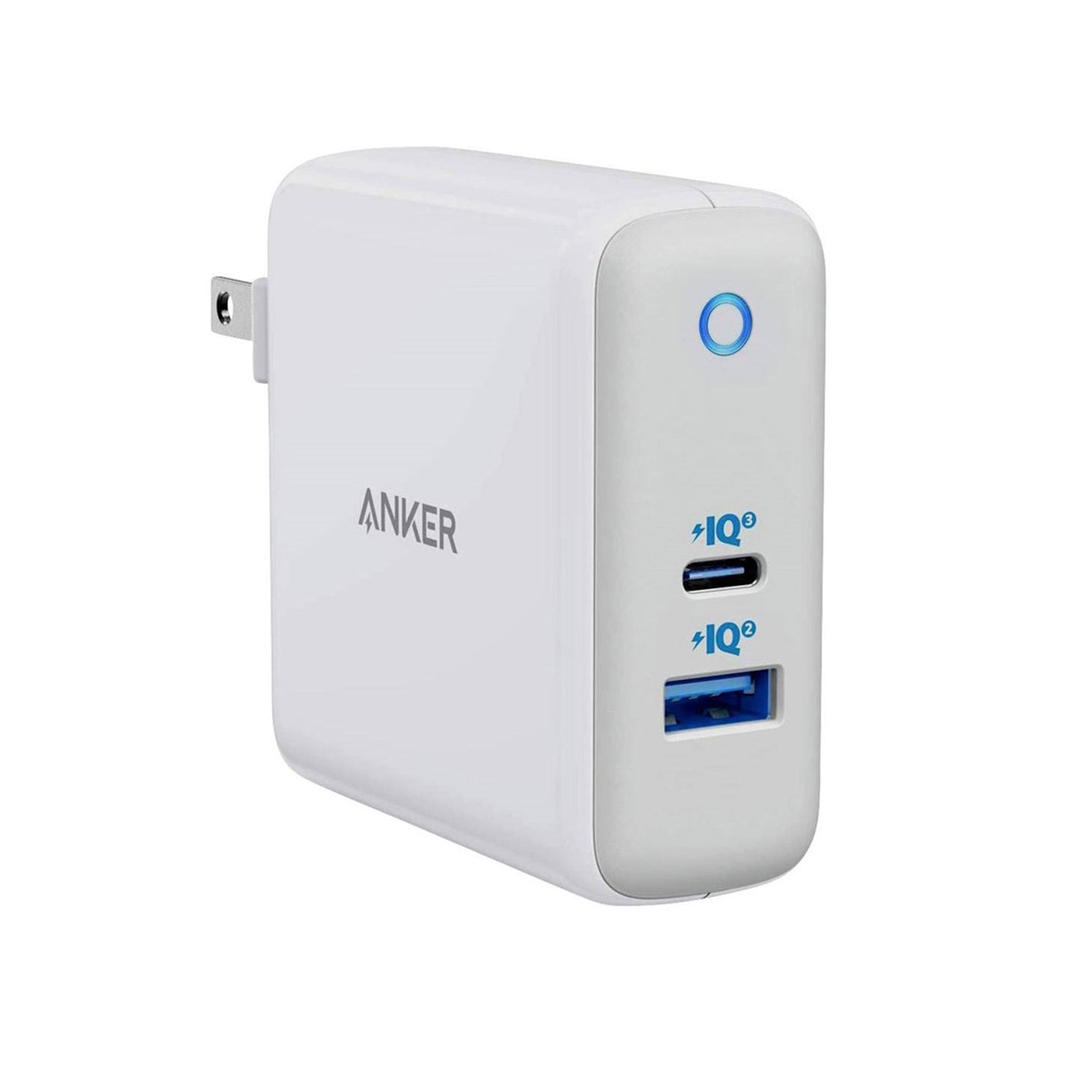 Anker 60W PIQ 3.0 & GaN Tech Dual Port Charger, PowerPort Atom III (2 Ports) Travel Charger with a 45W USB C Port, for Laptops, MacBook, iPad Pro, iPhone, Galaxy, Pixel and More Anker 60W PIQ 3.0 & GaN Tech Dual Port Charger, PowerPort Atom III (2 Ports) Travel Charger with a 45W USB C Port, for Laptops, MacBook, iPad Pro, iPhone, Galaxy, Pixel and More